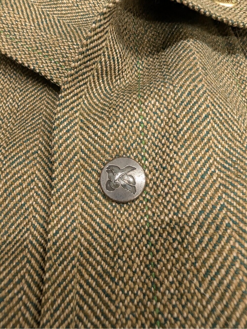 John Partridge Gore-Tex Wool Tweed Field Jacket Coat Men L - Picture 5 of 13